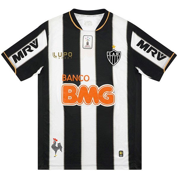 Tailandia Camiseta Atlético Mineiro 1ª Retro 2013 Negro Blanco